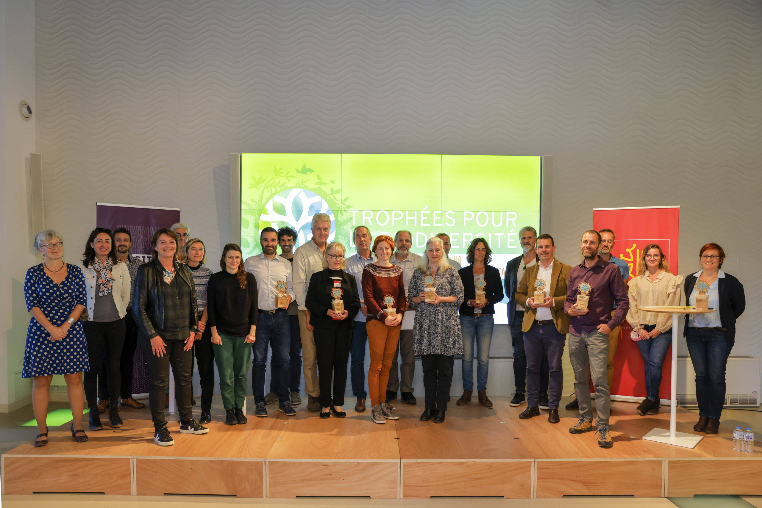 Cérémonie de remise des trophées de la biodiversité : la Région récompense 7 projets éco-responsables