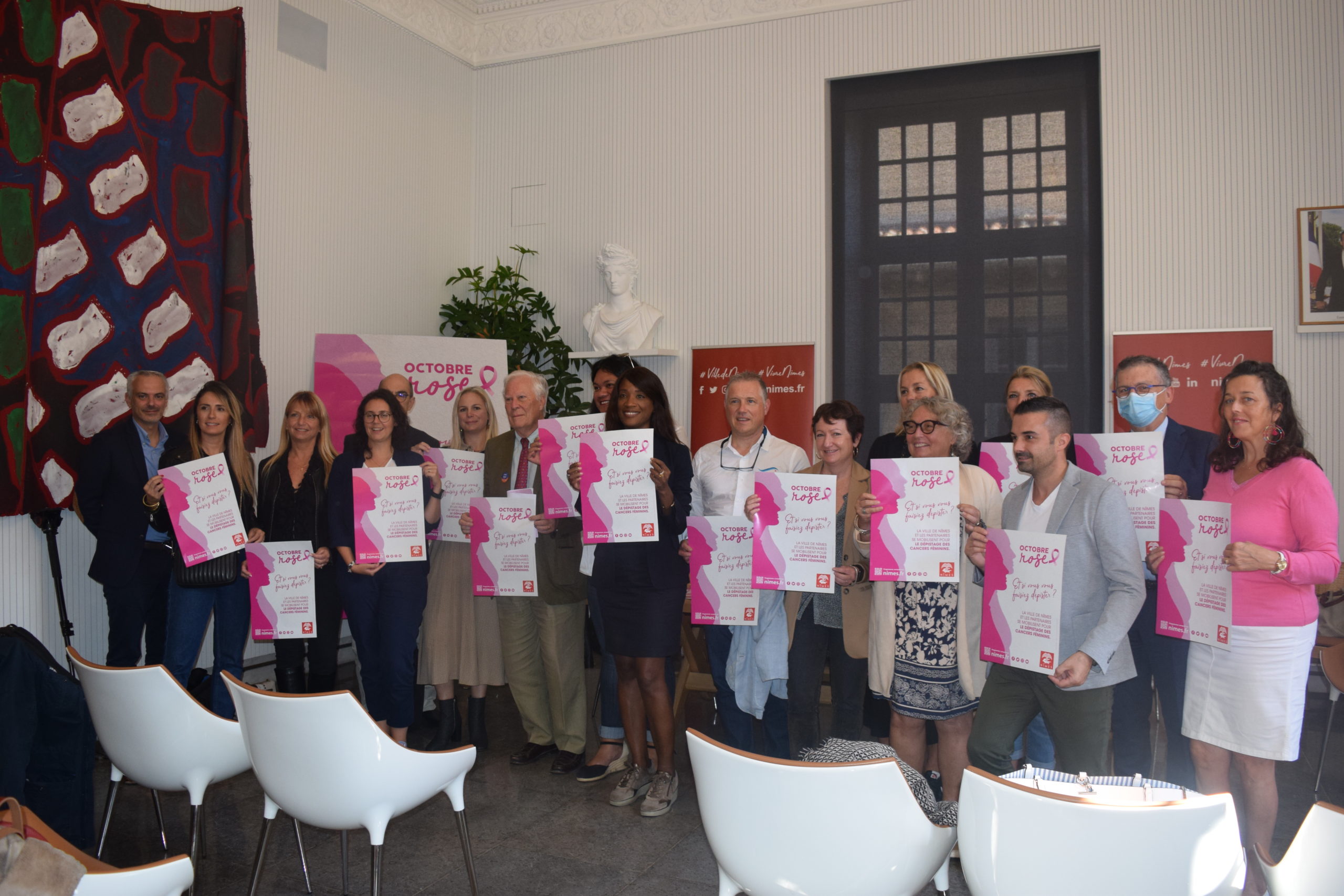 Octobre rose : La Ville de Nîmes lance le 1er réseau de prévention et de dépistage des cancers avec ses partenaires