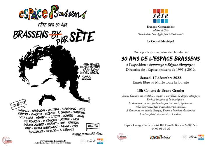 30 ans de l’Espace Brassens : dénomination de l’auditorium Régine Monpays