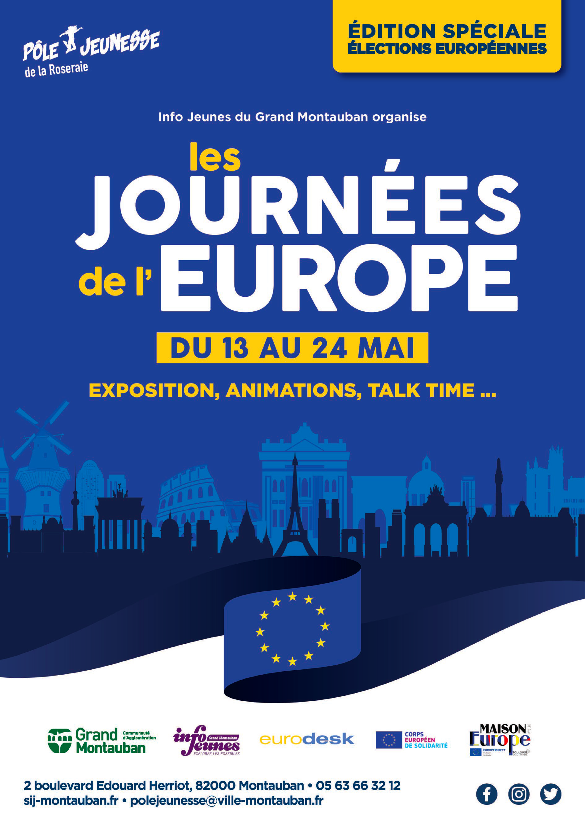 Les Journées de l’Europe, c’est à Montauban du 13 au 24 mai