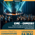 Ciné-Concert – Courts-métrages de la Cinémathèque de Toulouse* mis en musique par la classe d’écriture du Conservatoire de Tarbes Vendredi 24 mai 2024 à 20h au Conservatoire Henri Duparc