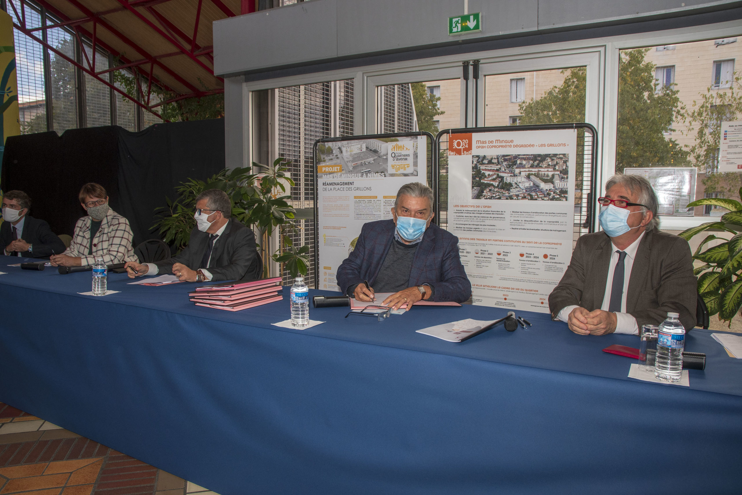 Communiqué de Presse – NPNRU : la Ville signe une convention d’OPAH pour la copropriété Les Grillons