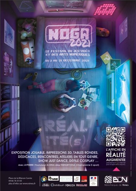 Communiqué de Presse – Nîmes Open Game Art 2021 : de la réalité au virtuel