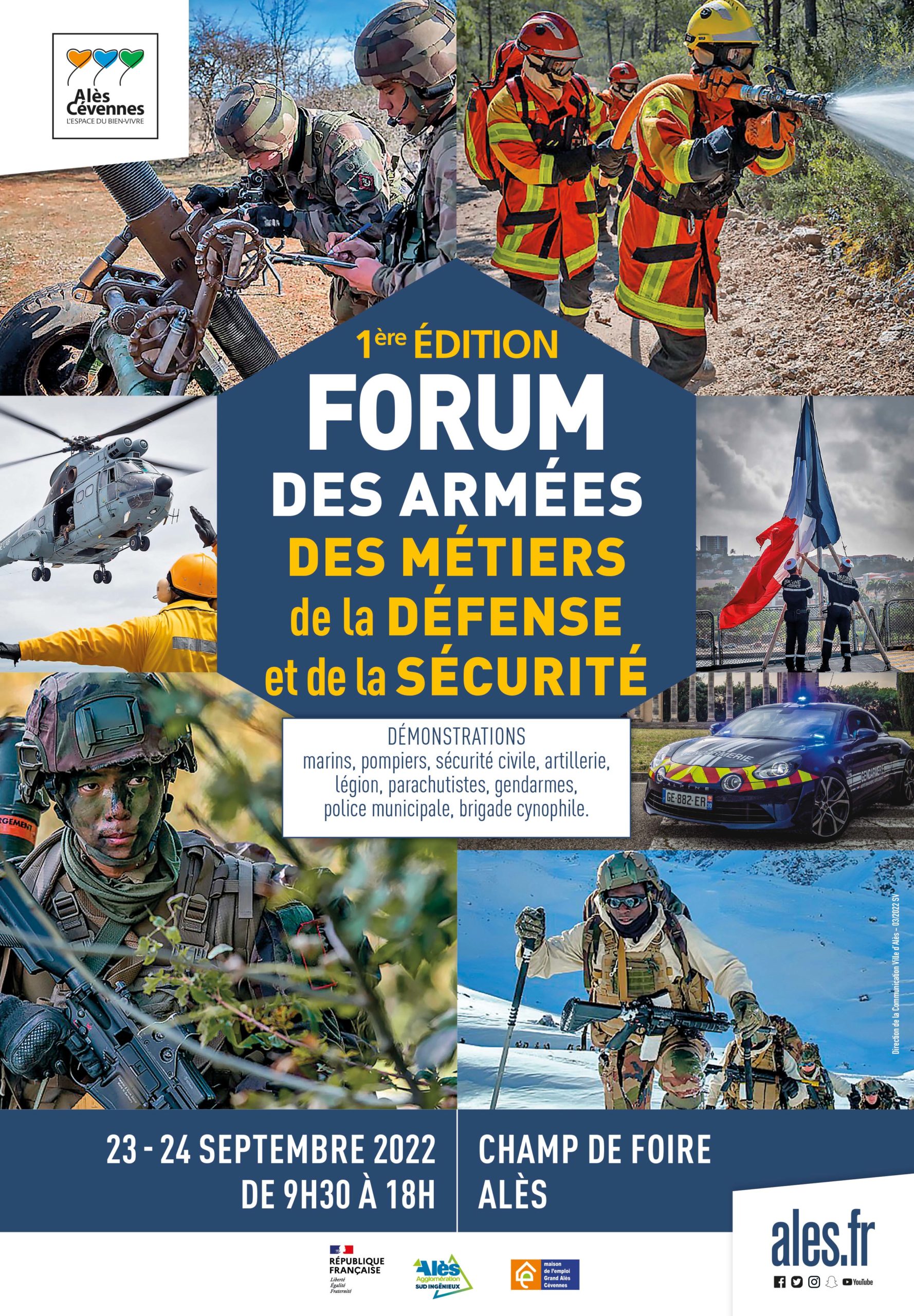 Forum des métiers de la défense et de la sécurité – Alès – 23 et 24 septembre 2022