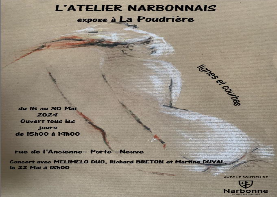  Exposition de l’Atelier Narbonnais à la Poudrière, du 15 au 30 mai 